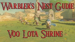 Recital at Warblers Nest Shrine Quest Guide Zelda Breath of The Wild [upl. by Tereve]