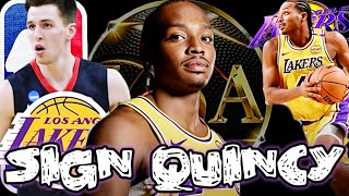 BREAKING NEWS Lakers Sign Quincy Olivari And Grayson Murphy [upl. by Linker]