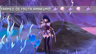 Ruta de farmeo Fruta Amakumo Genshin Impact 21 GUIA [upl. by Essirehs]