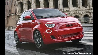 Fiat 500e USA Edition Driving Video [upl. by Akitan]