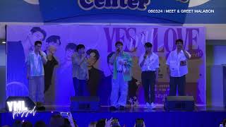 YML Live  Laging Naroon Ka by YESMYLOVEOfficial at their first Meet and Greet in Malabon [upl. by Horton650]