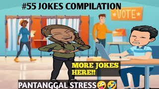 55 PAM PAGOODVIBES MGA TAGALOG JOKES ANIMATION COMPILATION 2024  rogin funny animation [upl. by Anreval]