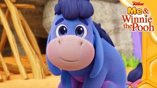 Meet Eeyore  Me amp Winnie the Pooh🍯  Vlog 9  disneyjr [upl. by Mehelhteb]