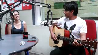 Ali Zafar amp Aditi rao hydari sing Tere mere Milan ki ye raina BIG FM Studio [upl. by Chaffinch]