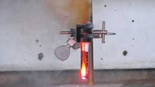 Highly Exothermic Aluminum and Bromine Reaction [upl. by Eelinnej300]