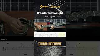 Wonderful Tonight  Eric Clapton  EASY Guitar Lessons TAB  Guitar Tutorial guitarlessons [upl. by Michaele]