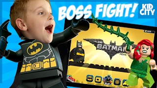 Poison Ivy Boss Fight Lego Batman Movie Mobile Gameplay Part 1  KIDCITY [upl. by Erimahs745]