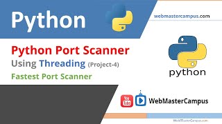 Python Port Scanner  using Threading [upl. by Yednarb870]