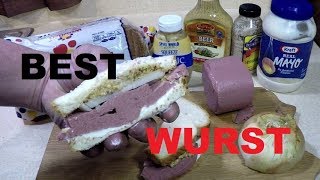 A Classic Liverwurst  Onion Sandwich [upl. by Ycnaffit]