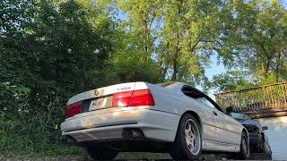 1991 BMW 850i V12 Exhaust Cold Start  E31 M70 [upl. by Oscar]