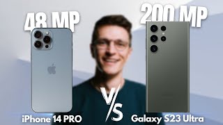 Najlepszy telefon do zdjęć Samsung S23 Ultra VS iPhone 14 Pro  porównanie funkcji fotograficznych [upl. by Brnaba]