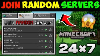 How to join random Minecraft servers  How to join random Minecraft worlds [upl. by Ianej733]