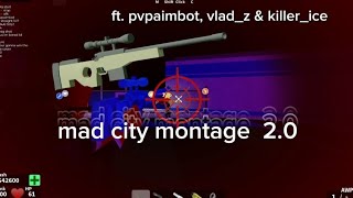 mad city montage 20 1v1s  roblox mad city chapter 1 pvp [upl. by Asirret]