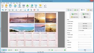 How to Make a Photo Calendar in 5 Minutes  Easy Calendar Software Review [upl. by Navanod878]