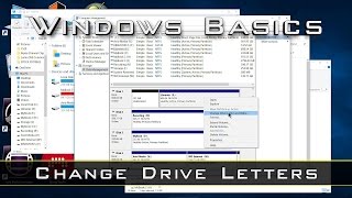 Windows Basics  How To Change Drive Letters [upl. by Dorelia734]