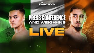 JARVIS VS GIB  KINGPYN SEMIFINALS PRESS CONFERENCE amp WEIGH IN LIVESTREAM [upl. by Idet585]