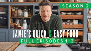 12 Quick amp Easy Recipes  Jamie Oliver Full Episodes 1 3 [upl. by Akered]