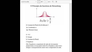 Modelo quântico princípio da incerteza e números quânticos [upl. by Platto714]