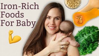 The Best IRONRICH Foods for Babies and How to Increase Absorption [upl. by Ynnahc678]