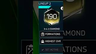 108 OVR Vs 190 OVR 🤯✅ fcmobile [upl. by Htebesile]