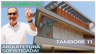 🏠 Uma Casa ÚNICA Moderna e Luxuosa no Residencial Tamboré 11  📍 SP  R 1485000000 [upl. by Beckerman574]