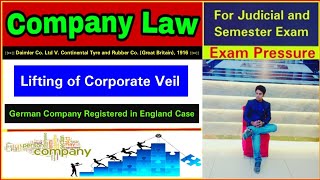 Daimler Co Ltd V Continental Tyre and Rubber Co Great Britain Company Law  Law faculty  DU [upl. by Field580]