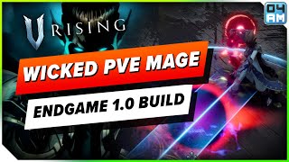 V Rising 10 WICKED Endgame PvE Mage Build  Insane DMG Crits amp Lifesteal [upl. by Zorine209]