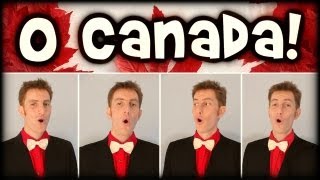 O Canada Canadian Anthem  Trudbol Barbershop Quartet [upl. by Sivla483]