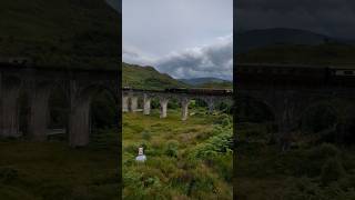 Jacobite Train  Glen Finnan  Highlands  Scotland Trip train london harrypotter [upl. by Narmi]