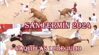 Vaquillas 12 julio sanfermin2024 [upl. by Linson]