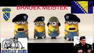 singing minions sing Zivjela Bosna Long live Bosnia [upl. by Adiuqal]