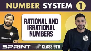 Number System 01  Real Numbers  Rational amp Irrational Numbers  Class 9  NCERT  Sprint [upl. by Sacttler]