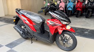 Honda Vario 125 2024  Black amp Red Walkaround [upl. by Arramahs]