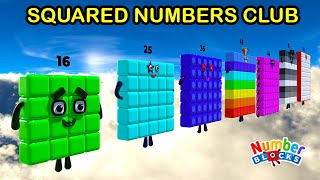 Numberblocks Squared Numbers Club [upl. by Yrovi319]