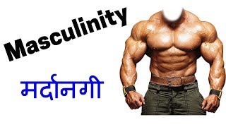 MASCULINITY in Hindi  मर्दांनगी  Sociology [upl. by Daniala]