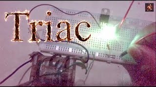 triac as a switch  triac BTA16 [upl. by Einnep201]