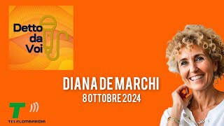 Diana De Marchi ospite a DETTO DA VOI Telelombardia [upl. by Akinehc537]