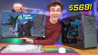 Can You Build A GOOD Gaming PC For 500 😲 [upl. by Letreece193]