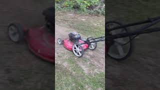 Insane Lawnmower Jump 🚀 viralvideo lawnmower lawncare lawnmowerrobot lawnmowers jump [upl. by Kory]