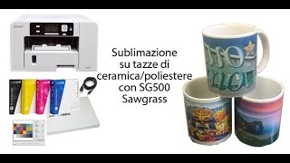 Personalizzare tazze in ceramica in poliestere con la sublimazione [upl. by Niwhsa]