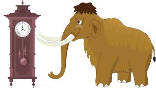 Hickory Dickory Dock Wooly Mammoth Preschool Songs for Circle Time [upl. by Haym]