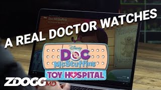 A Real Doctor Watches Doc McStuffins with Dr Zubin Damania [upl. by Nyrehtak774]