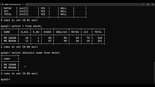 my sqlselect  fromdesc show databaseshow tableusebeginner basics [upl. by Elery]