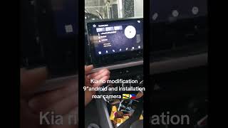 KIA RIO 2016 2019 INSTALLATION ANDRIOD 9 INCH AND BACK UP CAMERA kiario kia ANDROID9 FACEBOOK [upl. by Garneau]