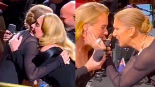 Adele Breaks Down After Seeing Céline Dion In Vegas Audience [upl. by Lachish]