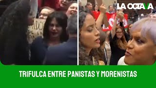 ENCONTRONAZO entre MORENISTAS y PANISTAS en SÁN LÁZARO [upl. by Ardnu208]