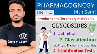 glycosides  Definition  classification  properties  identification test  Secondary metabolite [upl. by Schellens]