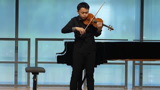 Ziyu He  Violin Master graduation concert at the Mozarteum University Salzburg [upl. by Ibrab42]