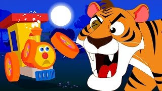 KBC  Ben the train and the tiger  tiger save your life  original songs for kids [upl. by Marelya]