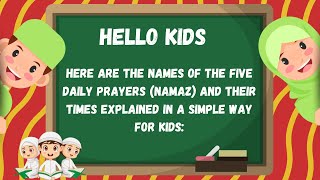 Islamic Basic Information for Kids  Learn About Islam  Cartoon Land [upl. by Skees]